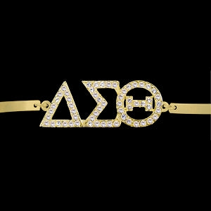 ΔΣΘ Rhinestone Bracelet