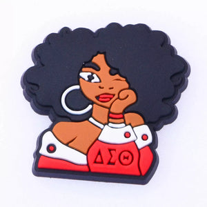 Delta Sigma Theta Croc Charms