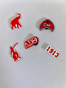 Delta Sigma Theta Croc Charms – SophistiGREEK